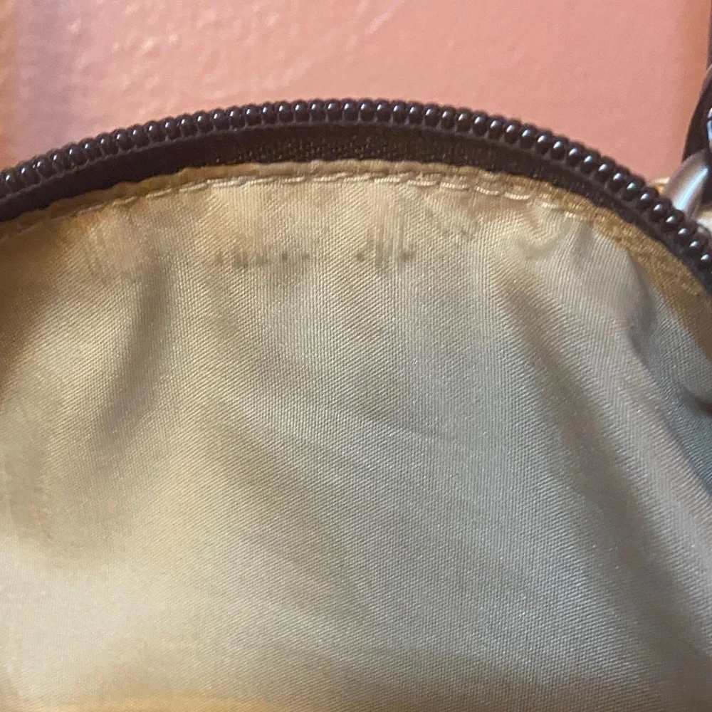 Giani Bernini Brown Shoulder Bag with Cream Accents